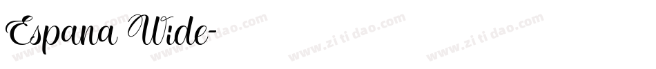 Espana Wide字体转换